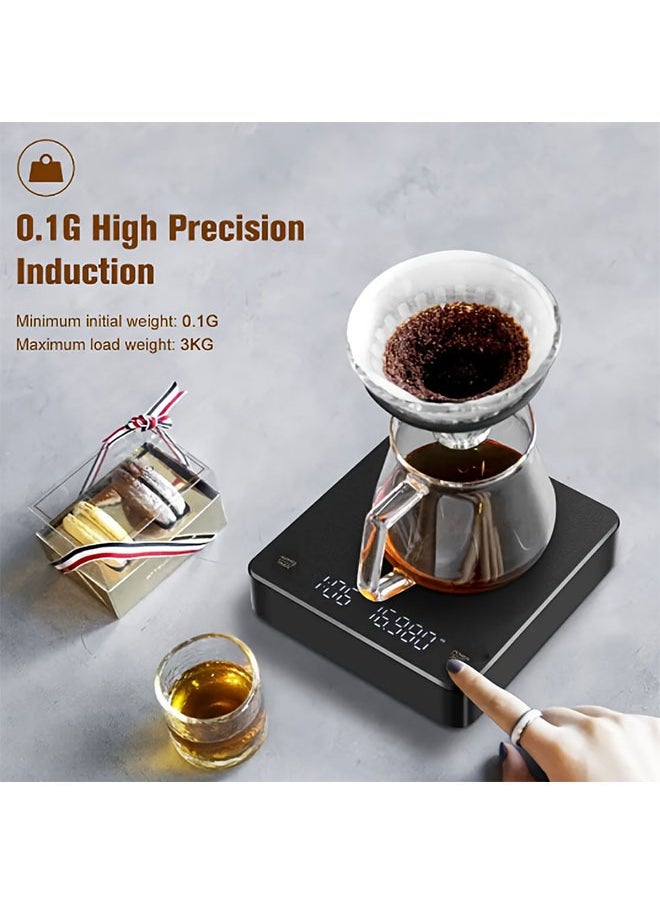 Timing Coffee Scale, Hand Brewed Coffee Scale, Clearing Electronic Scale, Household Kitchen Scale