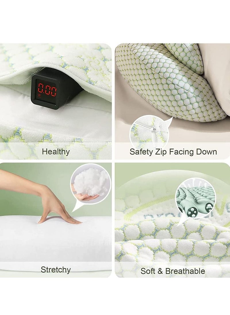 Pregnancy Pillows for Sleeping, Adjustable Support Maternity Pillow for Pregnant Women- Wedge Pillows Side Sleeper Pregnancy Pillows for Body,Belly,Back,Legs,Hips- with Detachable Pillow Cover
