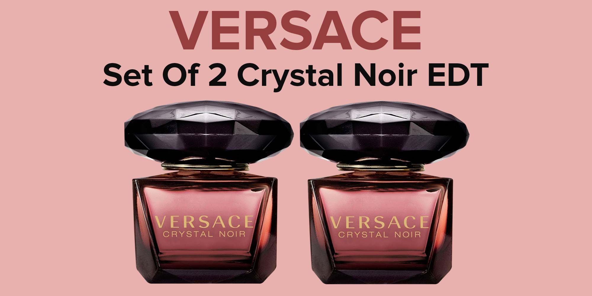 Set Of 2 Crystal Noir EDT 5ml 2x5ml