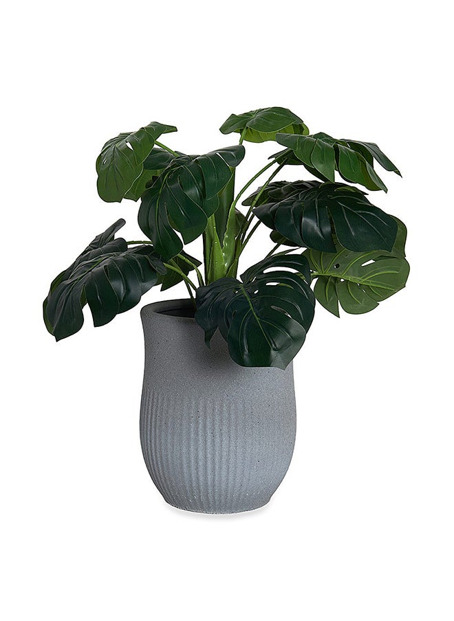 Natali Ceramic Planter Silver Grey 26.5x33 cm