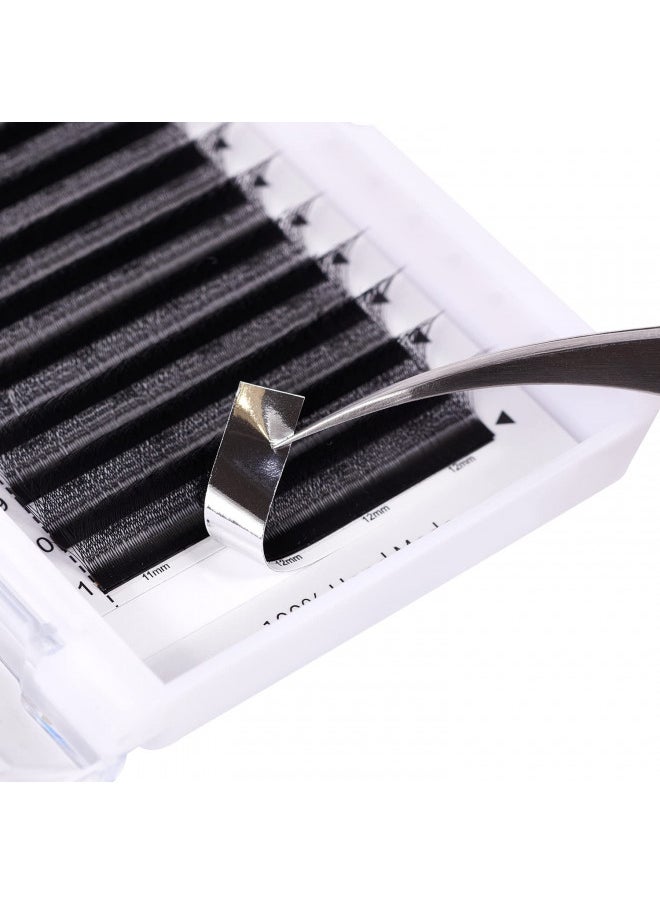 W Eyelash Extensions 3D Volume 0.07D Curl 8-15mm Easy Fan W-shaped Lash Premades Cluster Black W Lash