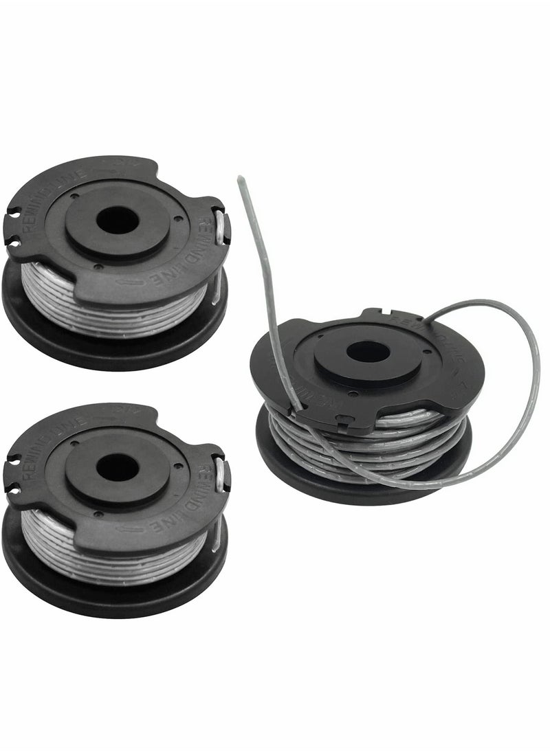 3Pcs Grass Trimmer Accessories Spools, Replacement 13.1Feet x 0.062inch/ 4 m x 1.6 mm Spool Line Strimmer Spool and Line Compatible with ART 23SL, for ART 26SL