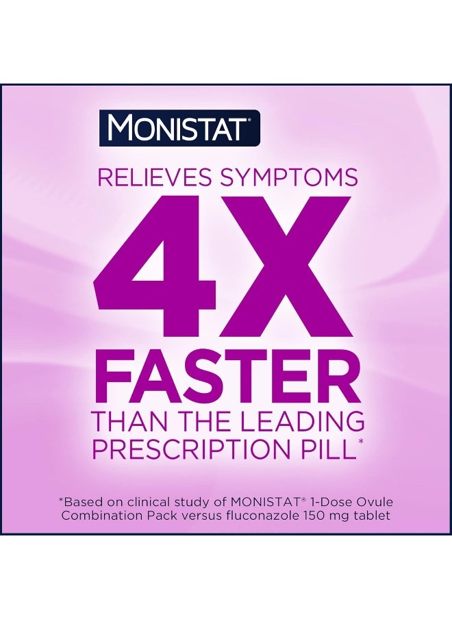 MONISTAT 7-Dose Yeast Infection Treatment, 7 Disposable Applicators & 1 Cream Tube