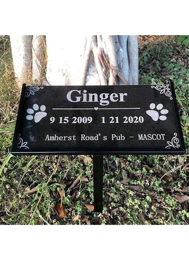 Tombstone Marker Holder Pet Tombstone Garden Stone Stand Garden Stake Cemetery Gravestone Stand Cemetery Memorial Memorial For Tombstones