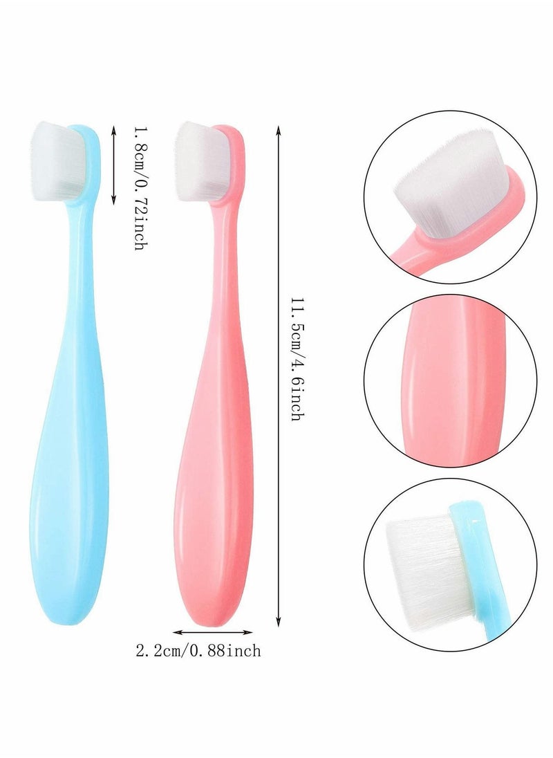 Toothbrush for Kids, 4 Pcs Extra Soft Nano Toothbrush for Toddlers and Children