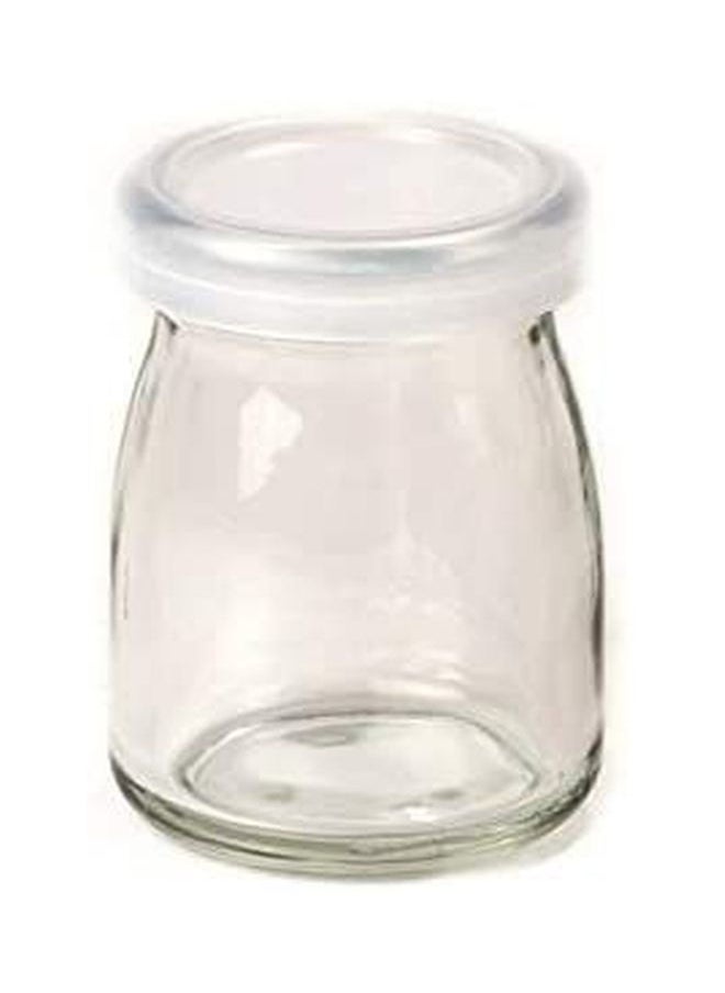 20-Piece Jar With Lid Clear 20 x 100ml