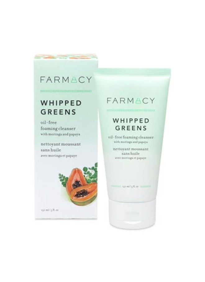 Beauty Whipped Greens Oil-Free Foaming Cleanser With Moringa And Papaya 150ml