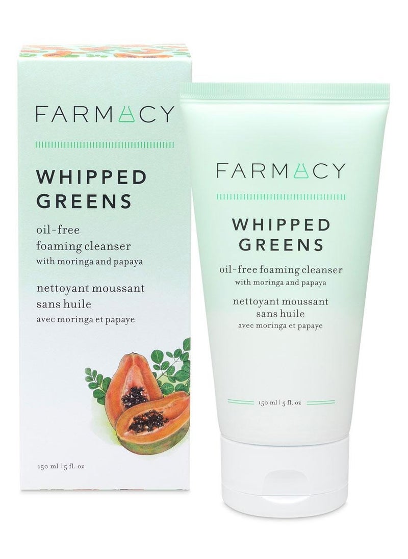 Whipped Greens Oil-Free Foaming Cleanser With Moringa And Papaya 150ml