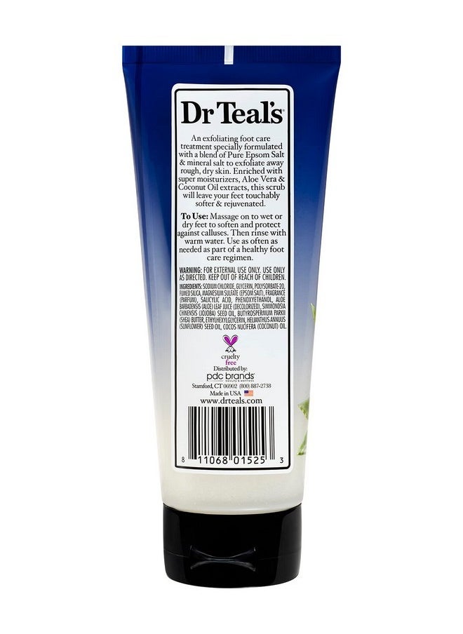 Dr. Teal'S Gentle Exfoliant Foot Scrub With Epsom Salt 6 Ounce