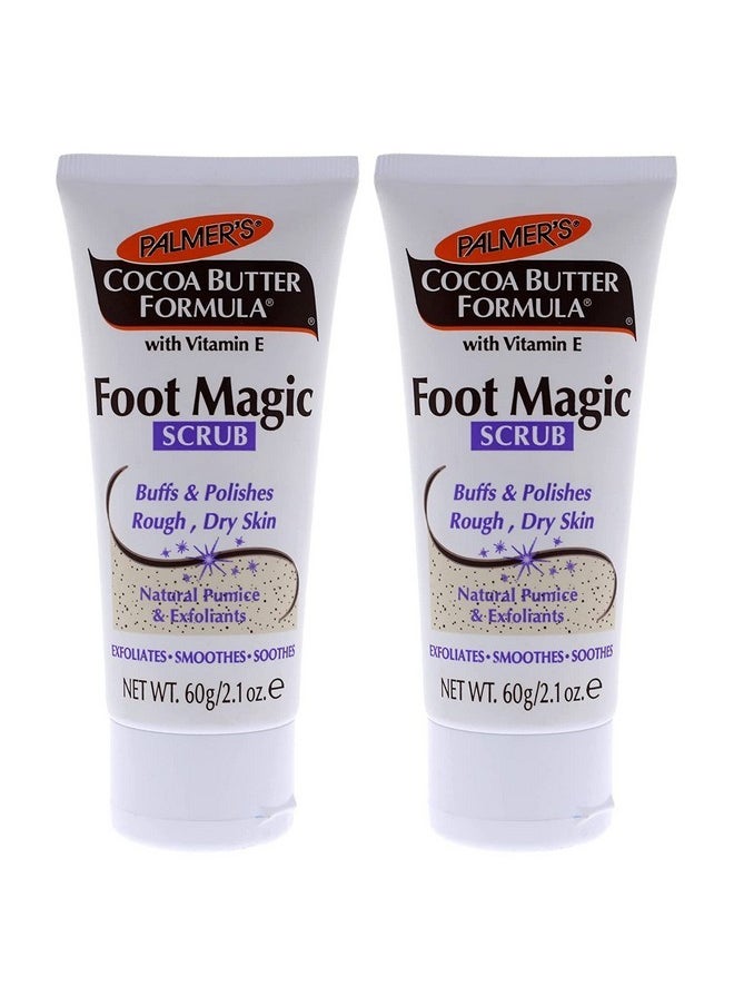 Palmers Cocoa Butter Foot Magic Scrub 2.1 Ounce (62Ml) (2 Pack)