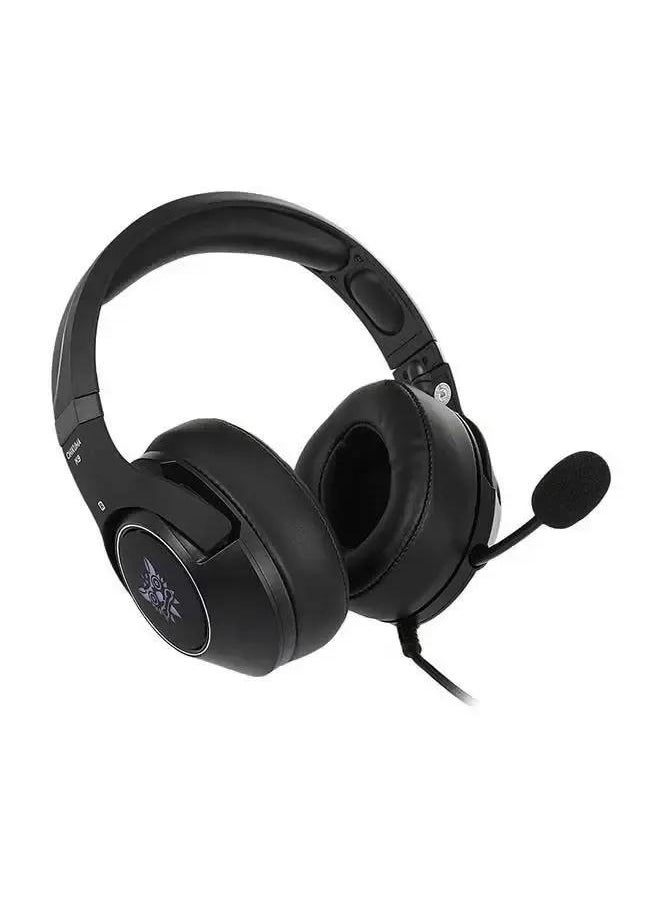 Black Gaming Headset , with Surround Sound,Over-Ear Gaming Wired Headphones With Mic For PS4, PS5, XOne, XSeries And PC