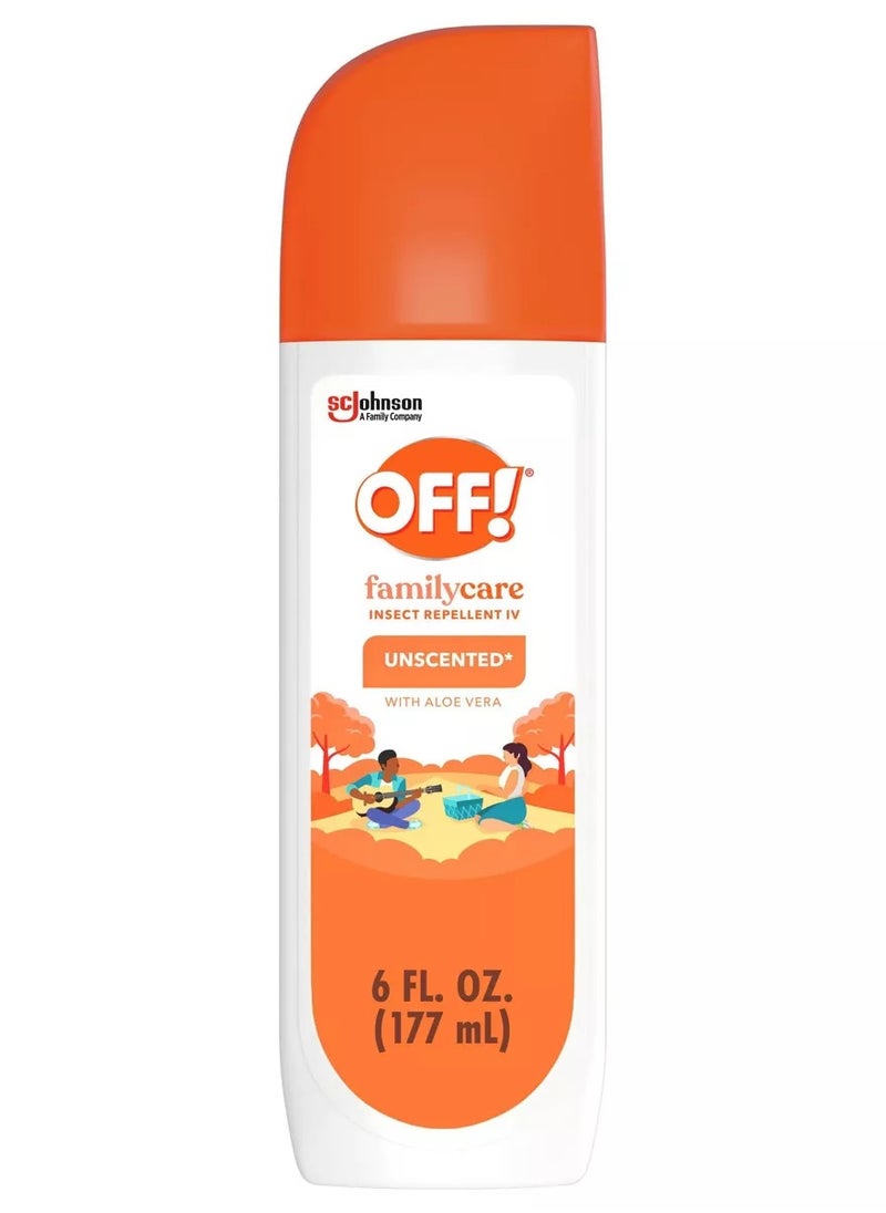 OFF! FamilyCare Mosquito Repellent Bug Spray- 4oz