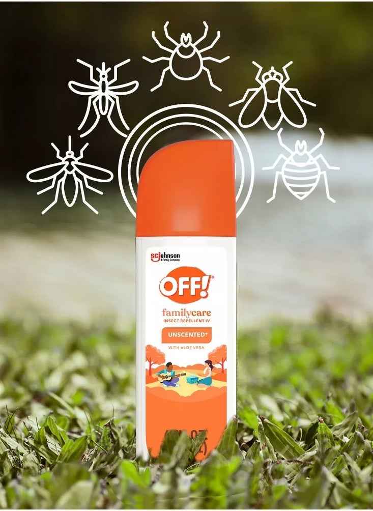 OFF! FamilyCare Mosquito Repellent Bug Spray- 4oz