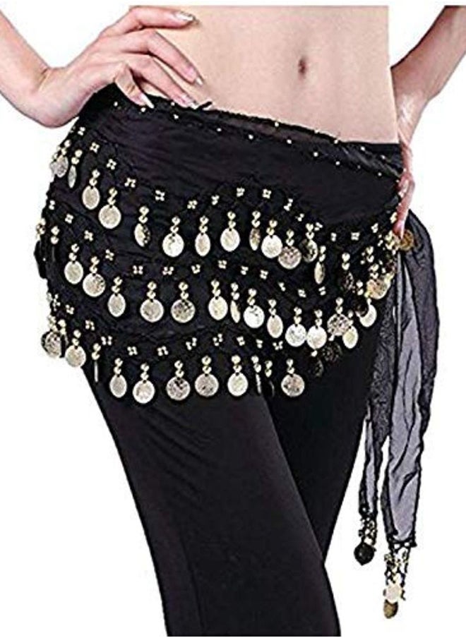 5-Piece Belly Dance Hip Scarf Waist Belt 3+ Years