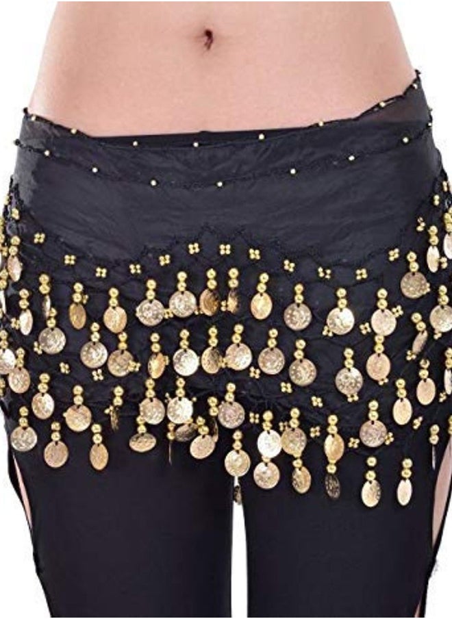 5-Piece Belly Dance Hip Scarf Waist Belt 3+ Years