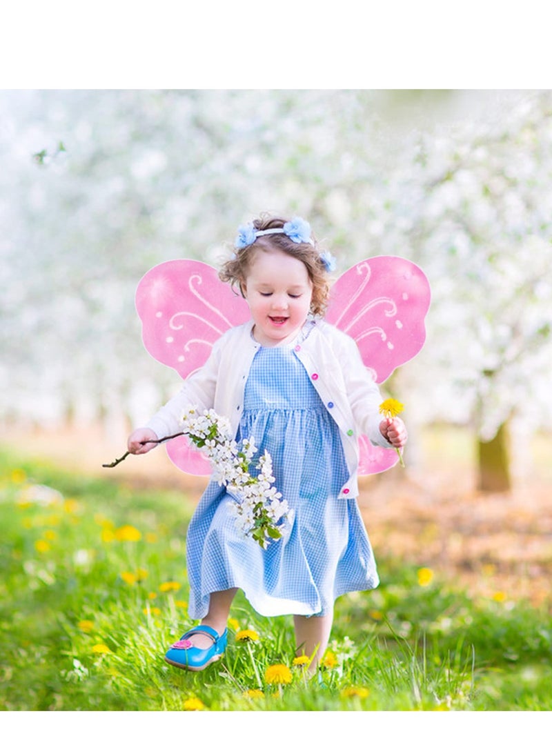 bu tterfly Fairy Wings for Girls Dress Up Fairy Wings Birthday Party Favors Costume a ngel Toddler Fairy Wings Girls' Fairy Dress Up For Kids Aged 2 to 12