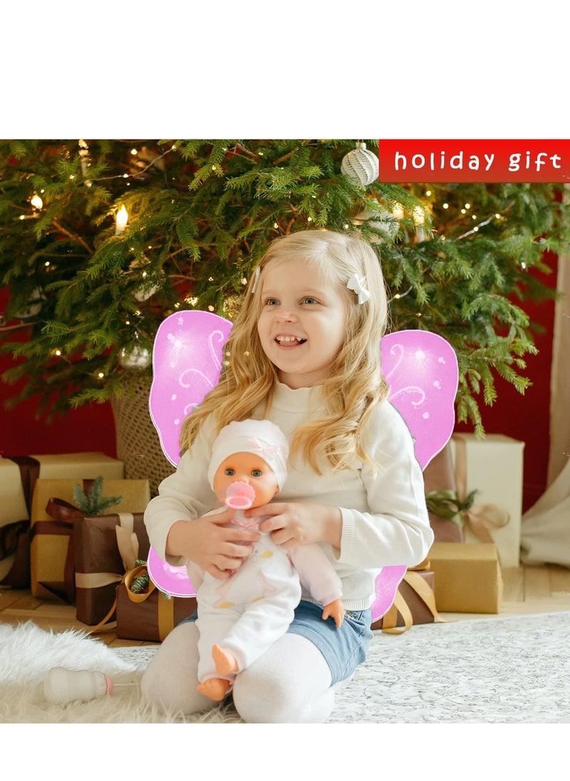 Butterfly Fairy Wings for Girls - Dress Up Costume Accessories for Birthday Parties, Perfect for Kids Aged 2 to 12