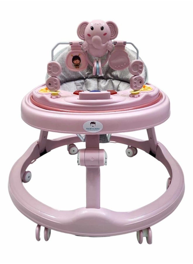 Baby Walker Multifunctional Anti-Rollover Anti-O Folding 6-18 Months with Music and Phone Stand