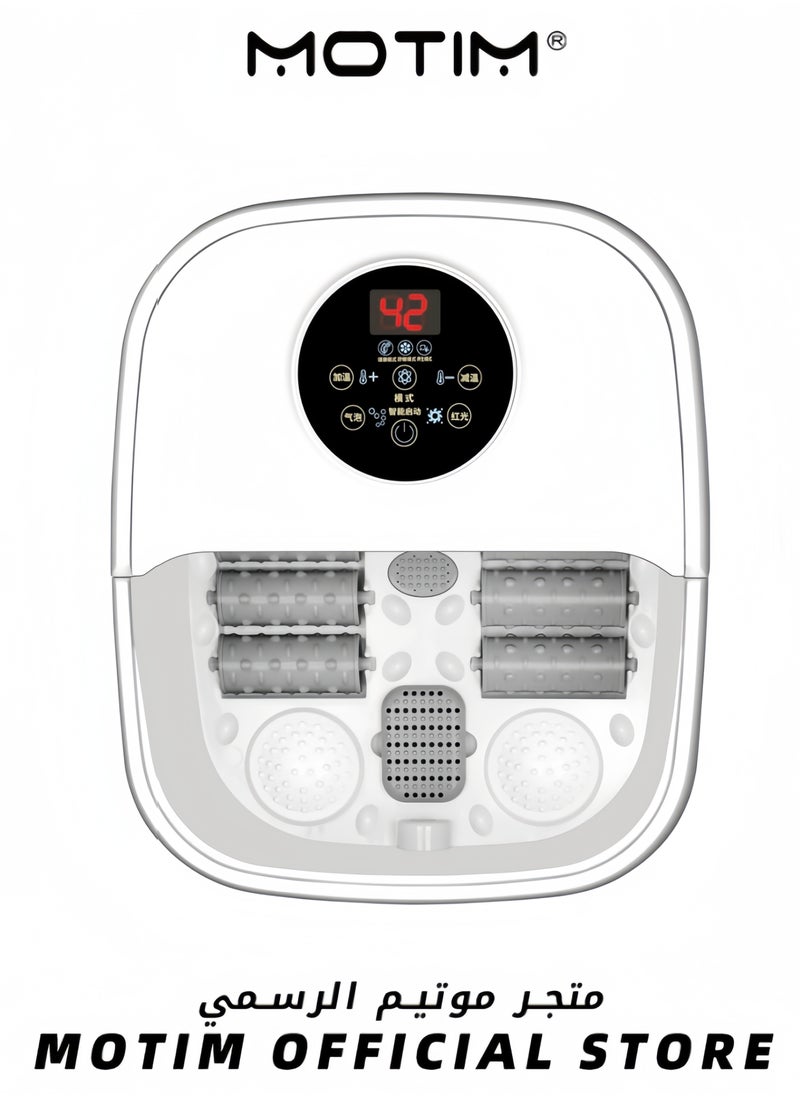 Collapsible Foot Spa Massager Machine with Heat and Remote