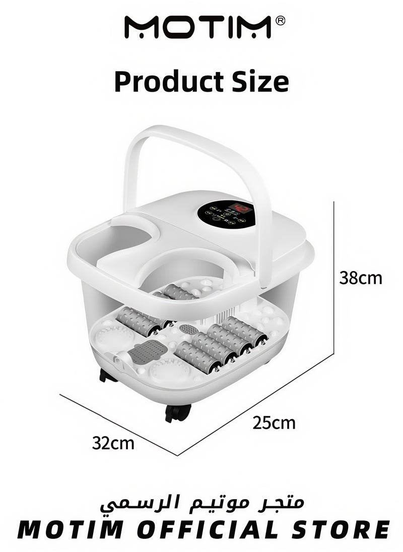 Collapsible Foot Spa Massager Machine with Heat and Remote