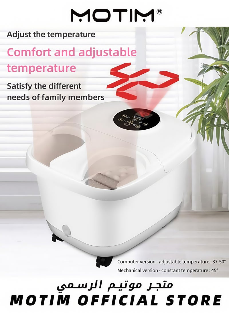 Collapsible Foot Spa Massager Machine with Heat and Remote