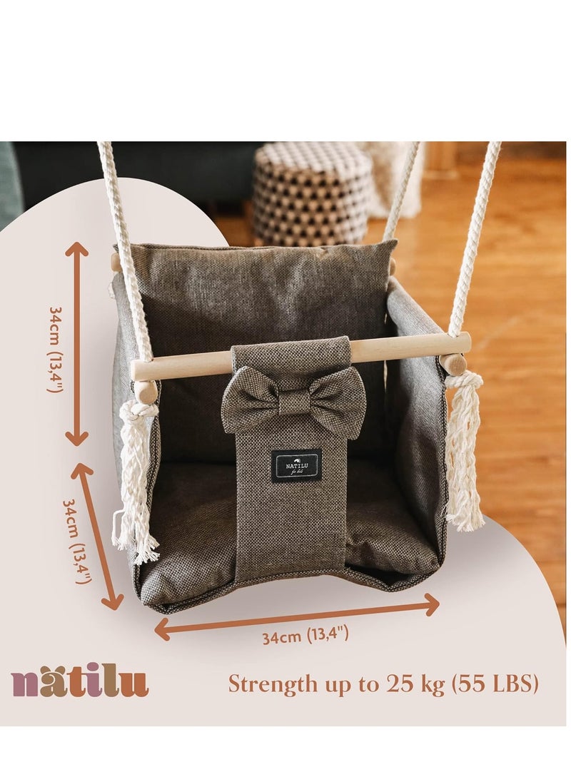 Baby SwingBear Baby Swing Comfortable & Safe for 6 Months Indoor Use