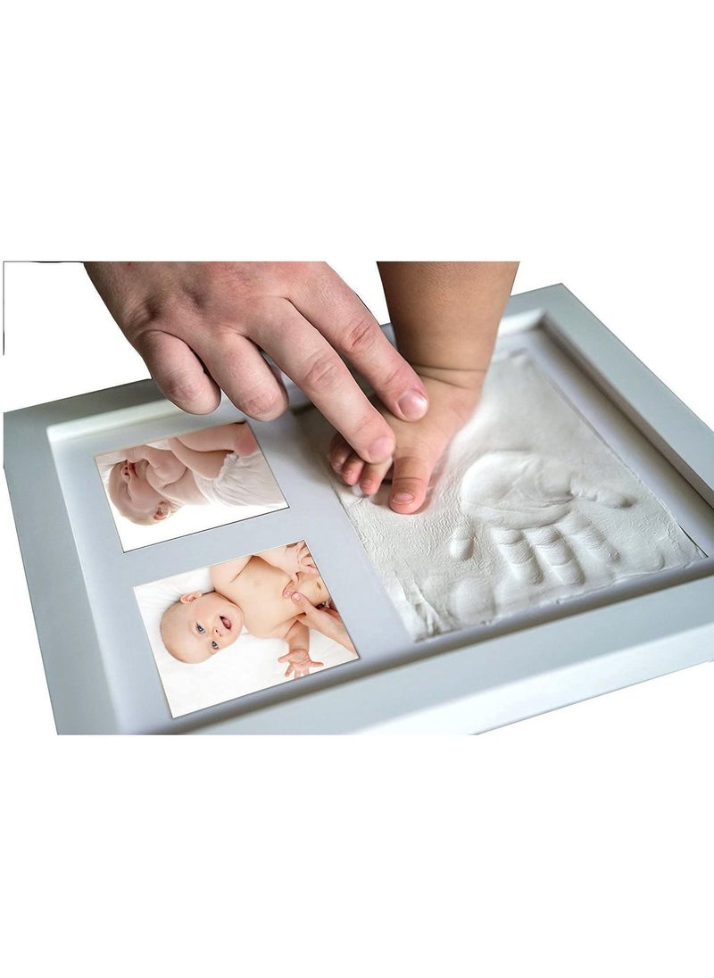 Handprint and Footprint Plaster kit Set Photo Frame