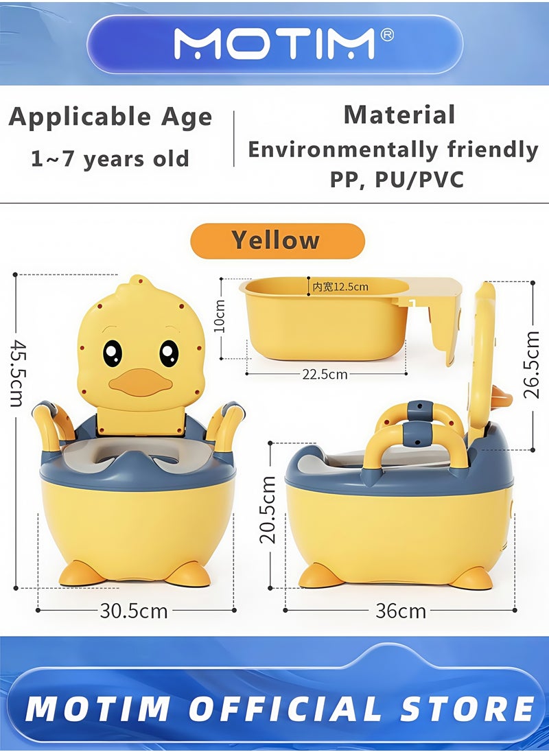 Toddler Potty Chair Realistic Potty Training Toilet for Boys and Girls Comfortable Potty Training Seat for Children with Lid Soft Seat 100pcs Bag