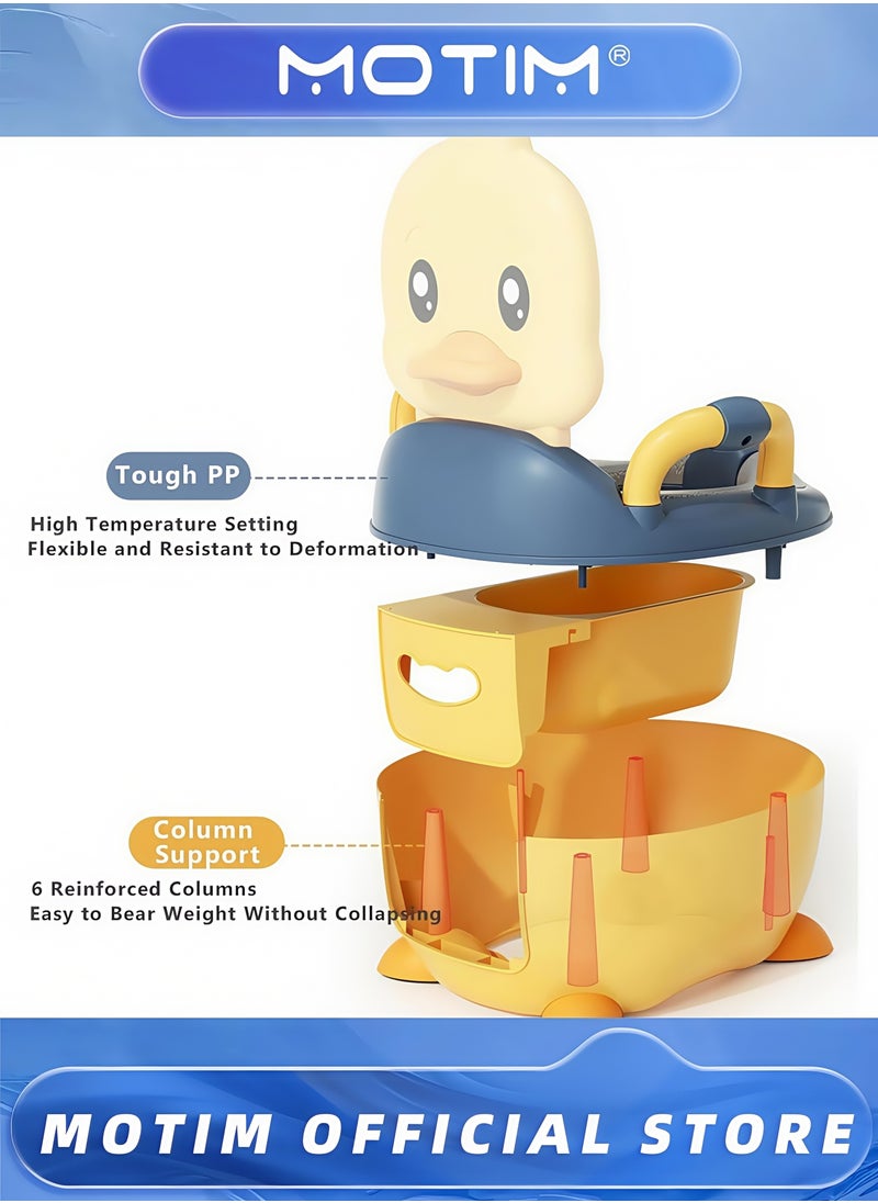 Toddler Potty Chair Realistic Potty Training Toilet for Boys and Girls Comfortable Potty Training Seat for Children with Lid Soft Seat 100pcs Bag
