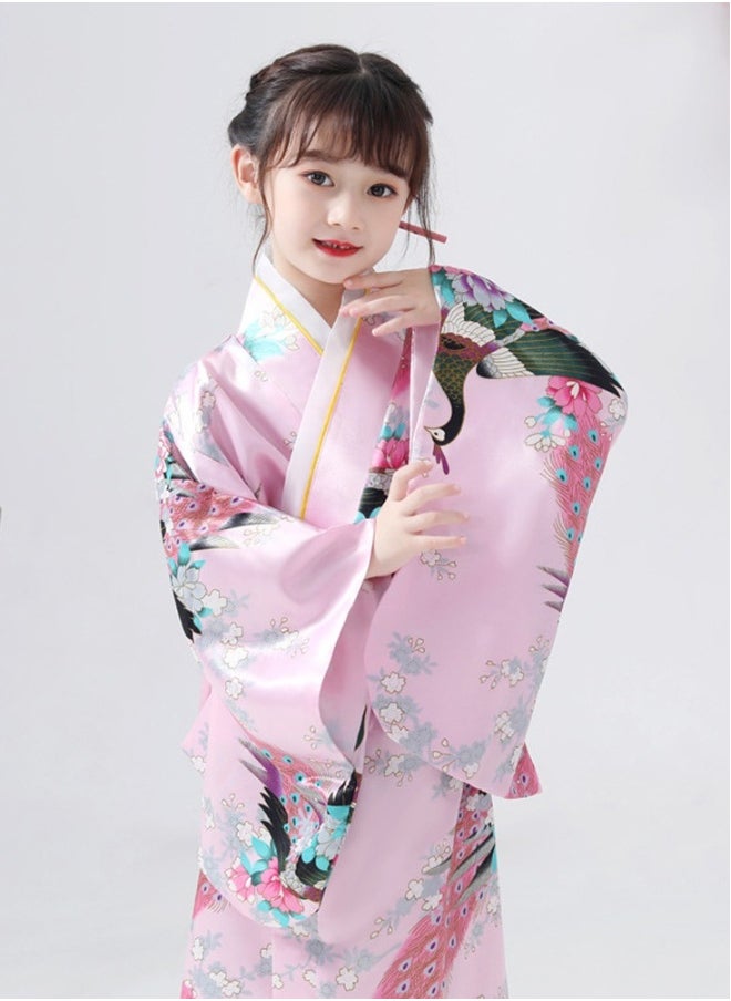 Al Aoyama japanese traditional dress kimono robe for kids girls costume