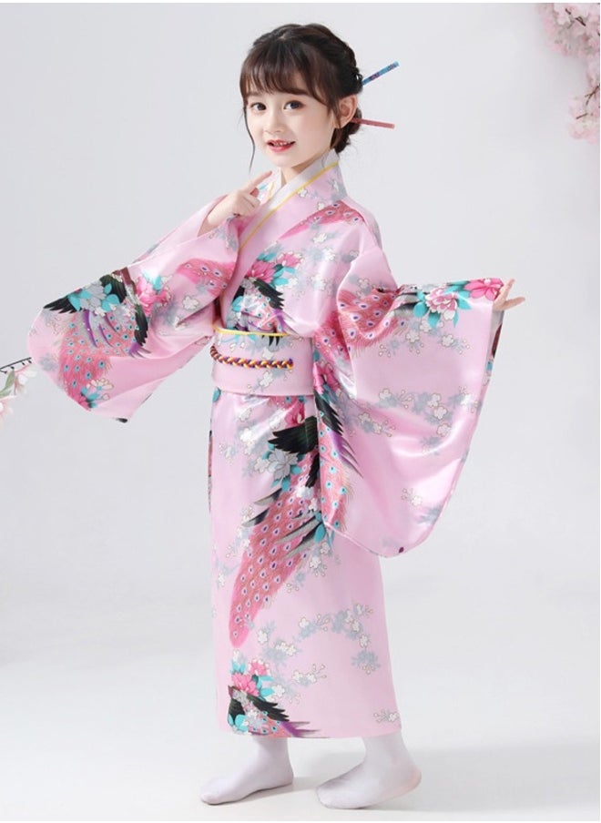 Al Aoyama japanese traditional dress kimono robe for kids girls costume