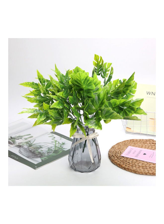 2-Piece Artificial Leaf Plant Green