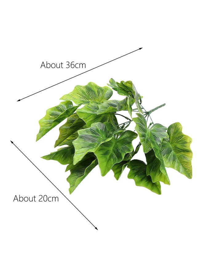 2-Piece Artificial Leaf Plant Green