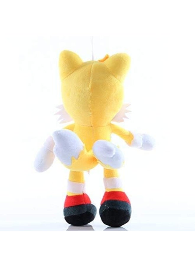 28 cm Sonic Cartoon Plush Toy - Soft Stuffed Plushies Cute Stuffed Animals & Plush Toys - Plush Stuffed Toy Plushies Cute - Stuff Toys for Kids - Plushie Plushy - Soft Toys