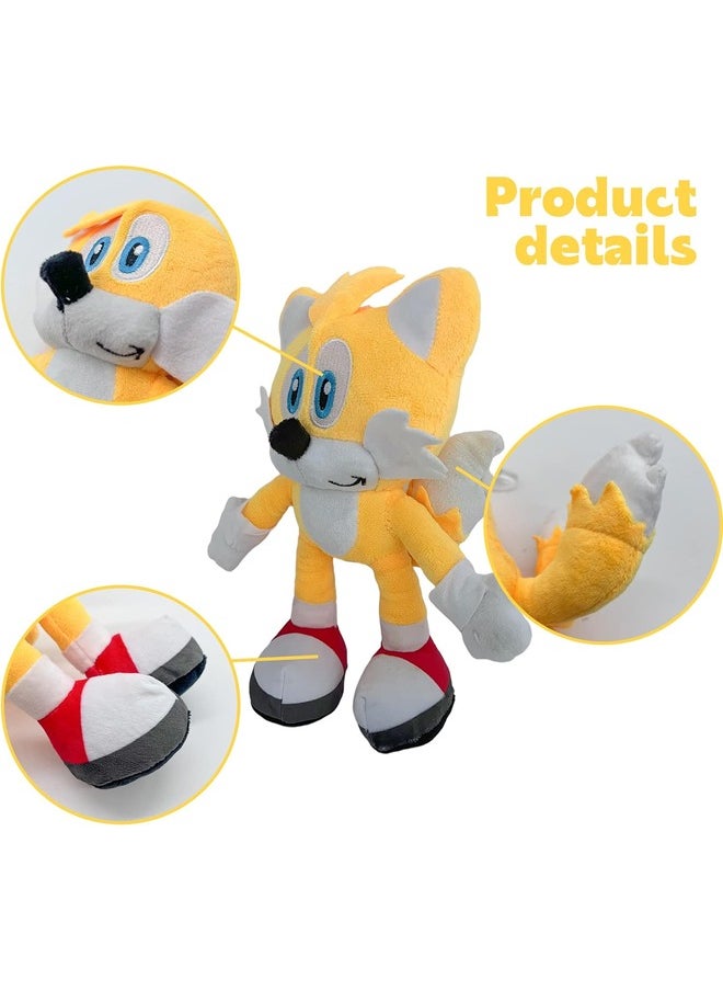 28 cm Sonic Cartoon Plush Toy - Soft Stuffed Plushies Cute Stuffed Animals & Plush Toys - Plush Stuffed Toy Plushies Cute - Stuff Toys for Kids - Plushie Plushy - Soft Toys