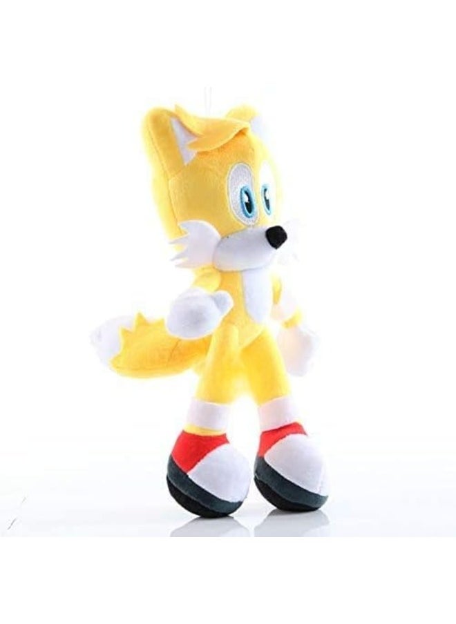 28 cm Sonic Cartoon Plush Toy - Soft Stuffed Plushies Cute Stuffed Animals & Plush Toys - Plush Stuffed Toy Plushies Cute - Stuff Toys for Kids - Plushie Plushy - Soft Toys