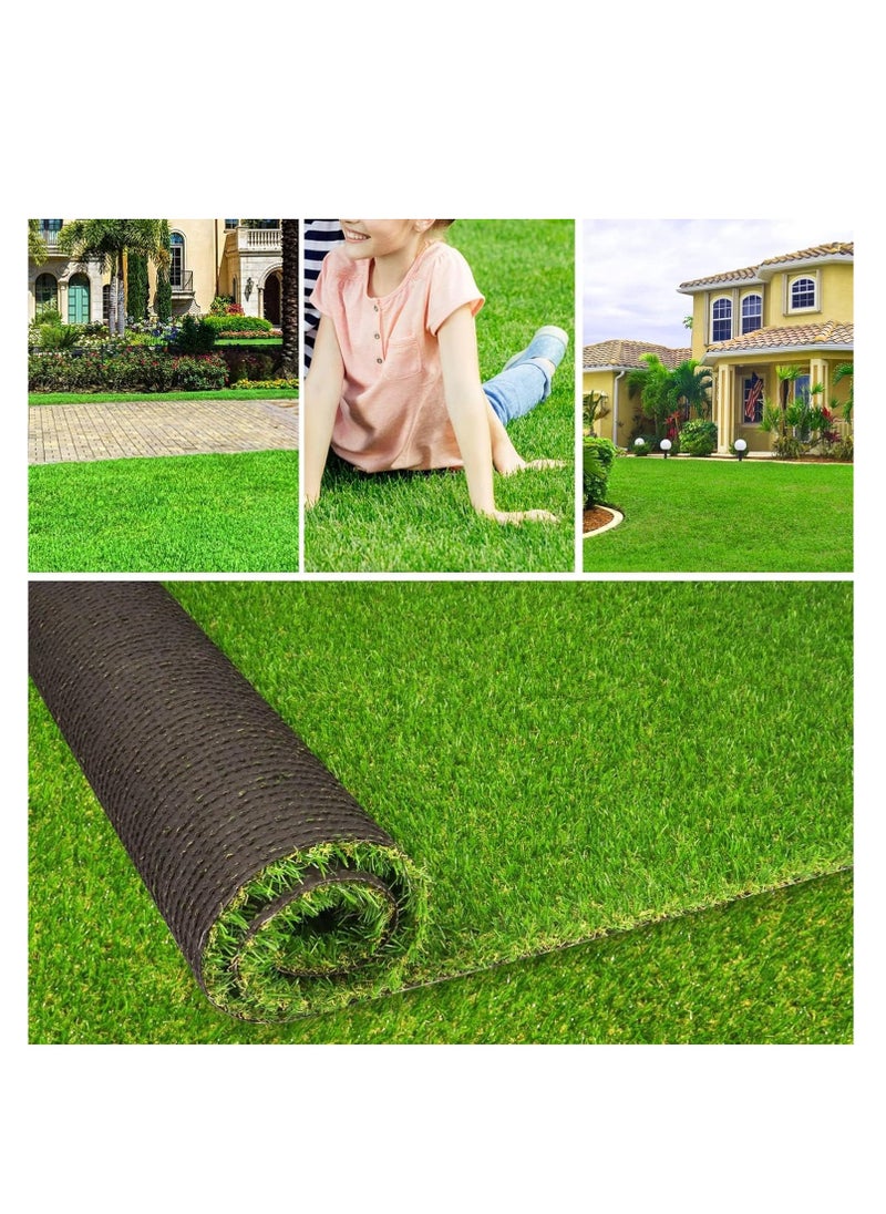 Artificial Grass Carpet Green For Home Outdoor Front/Backyards Garden Decoration - Artificial Grass 30mm -  200cm x 100cm