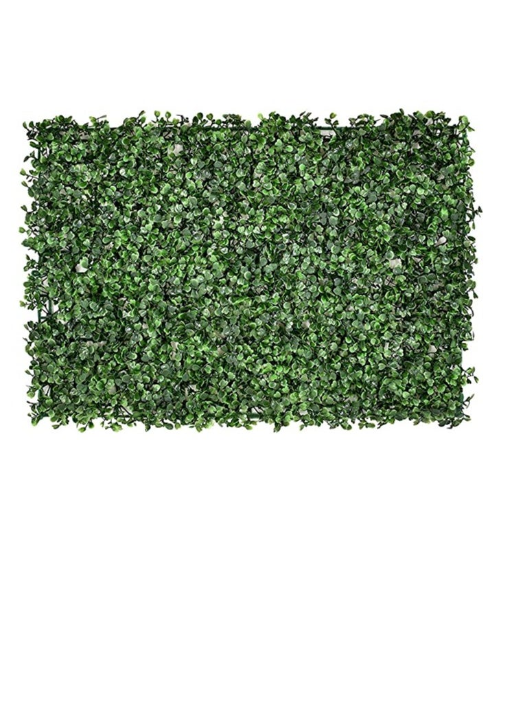 𝐅𝐅𝐃 Artificial Eucalyptus Leaves Wall Panels – Faux Privacy Hedge Mat with UV Protection, Realistic Greenery for Indoor & Outdoor Decor, Garden Tile Wall Grass Screen, Easy-to-Install & Durable