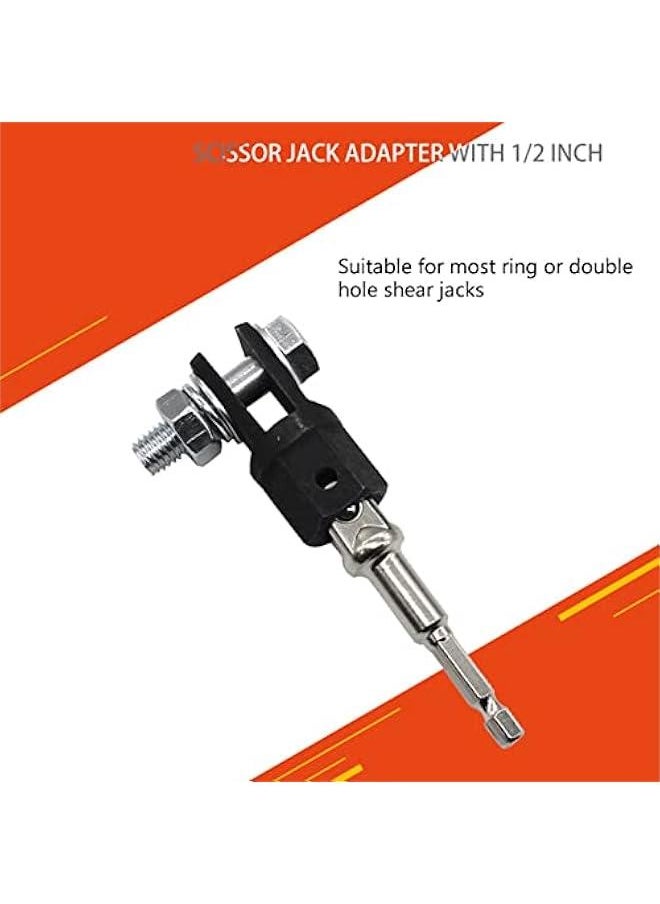 Scissor Adapter+Drive Impact Wrench Tools Inch Vanadium Steel Socket Drive Impact Wrench Kit In Drive Impact Wrench