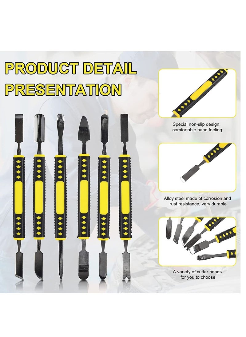 Metal spudger Mobile phone disassembly Computer digital repair tools Multifunctional disassembly stick Precision Metal Crowbar Set Repair Tools 6 piece set
