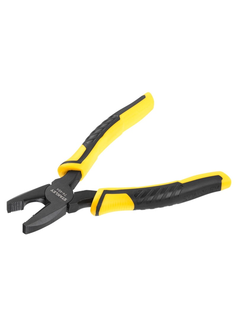 STANLEY STHT0-74454 180mm DYNAGRIP Combination Plier - Heavy Duty, Ergonomic Handle, Drop Forged Steel, Corrosion Resistant