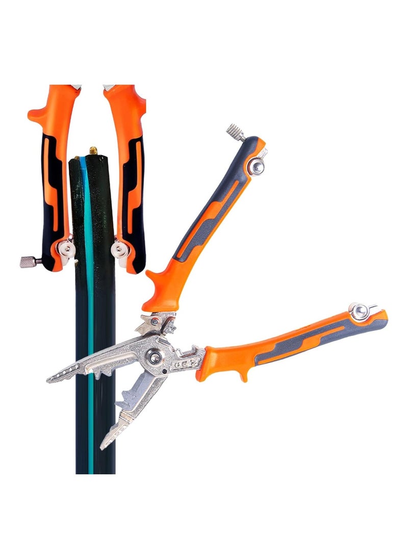 Wire Stripper Cutter Wire Crimping Tool Automatic Wire Stripper Wire Cutter Wire Crimper Cable Stripper Wiring Tools and Multi-Function Hand Tool