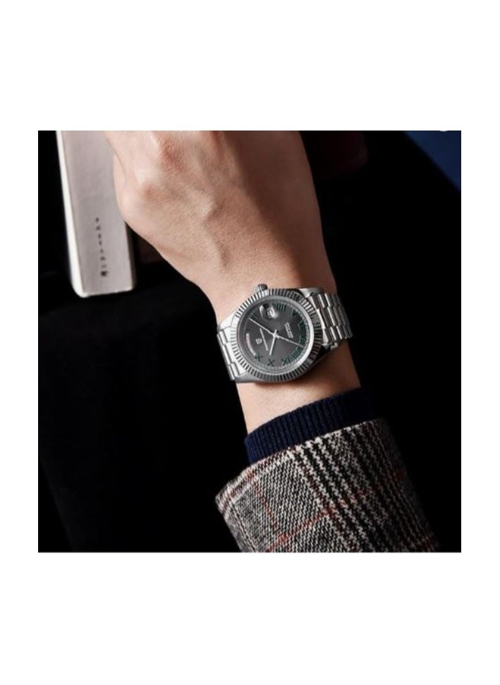 Pagani Design 40mm Automatic Mens Mechanical Watch Stainless Steel Waterproof Sapphire Glass Wristwatch for Men PD-1783