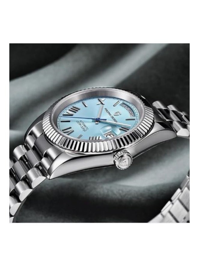 Pagani Design 40mm Automatic Mens Mechanical Watch Stainless Steel Waterproof Sapphire Glass Wristwatch for Men PD-1783