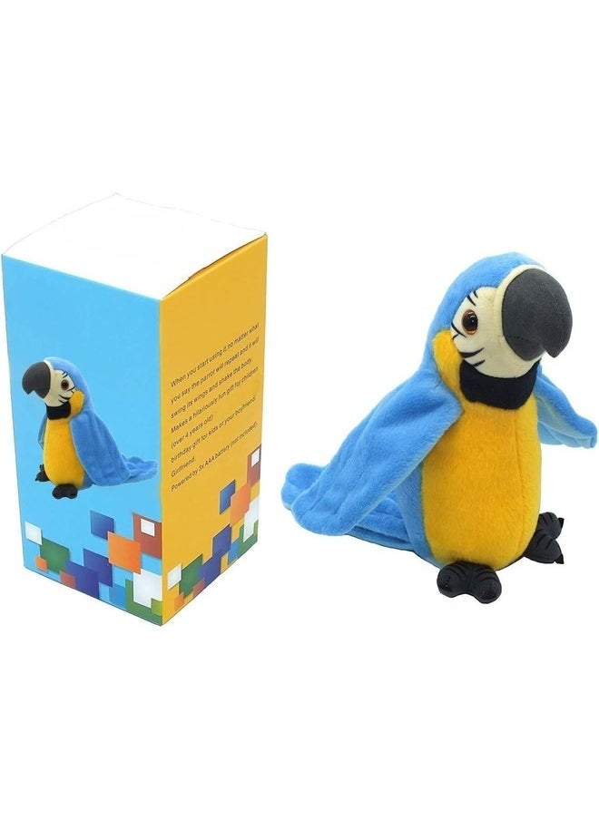 Talking Parrot Repeats What You Say Talking Bird Electronic Plush Parrot for Boy and Girl Gift