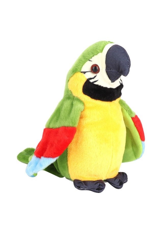 Talking Parrot Repeats What You Say Talking Bird Electronic Plush Parrot for Boy and Girl Gift