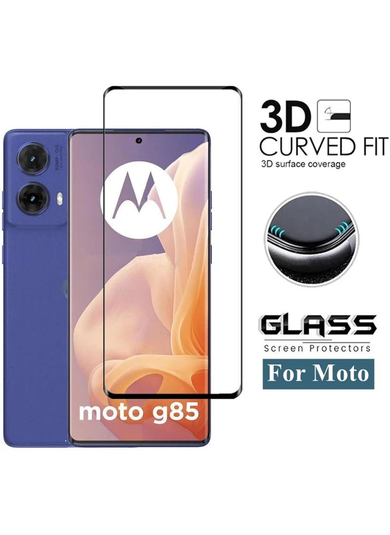 2 packs for Motorola G85 5g screen protector, HD hardness scratch-proof bubble-free and easy to install tempered glass screen protector