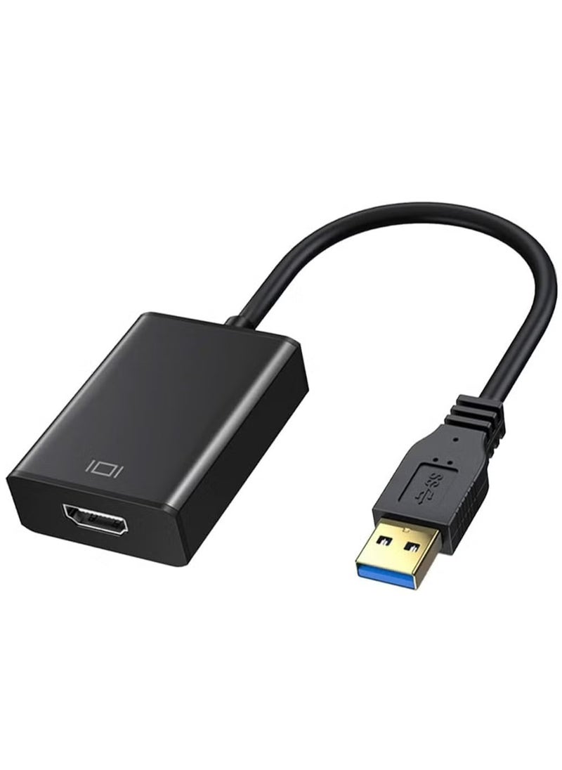 USB to HDMI Adapter,Warmstor USB 3.0 to HDMI Adapter Cable Support 1080P for PC Laptop Desktop