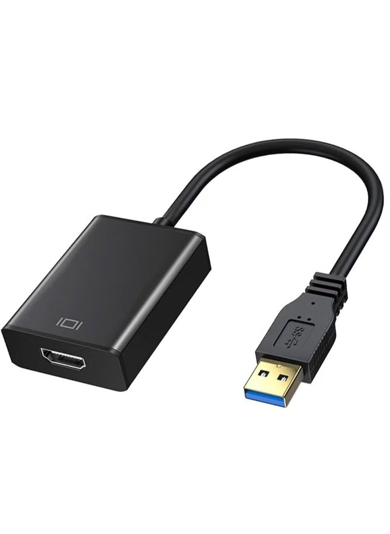 USB to HDMI Adapter,Warmstor USB 3.0 to HDMI Adapter Cable Support 1080P for PC Laptop Desktop