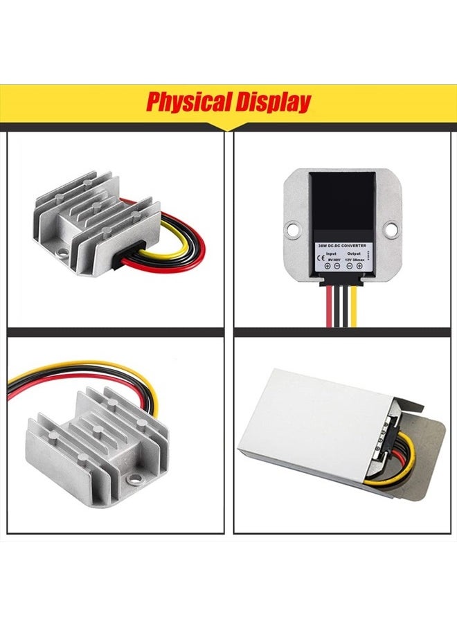 DC 12V 24V to 5V 10A 50W Converter Step Down Regulator Power Adapter Module Transformer for Car Low Voltage Transformer